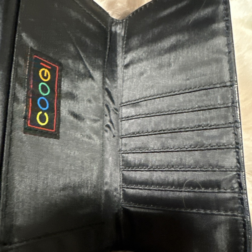 Coogi Australia Wallet Card Holder Multicolor Checkbook Snap Closure Pockets - Picture 9 of 12